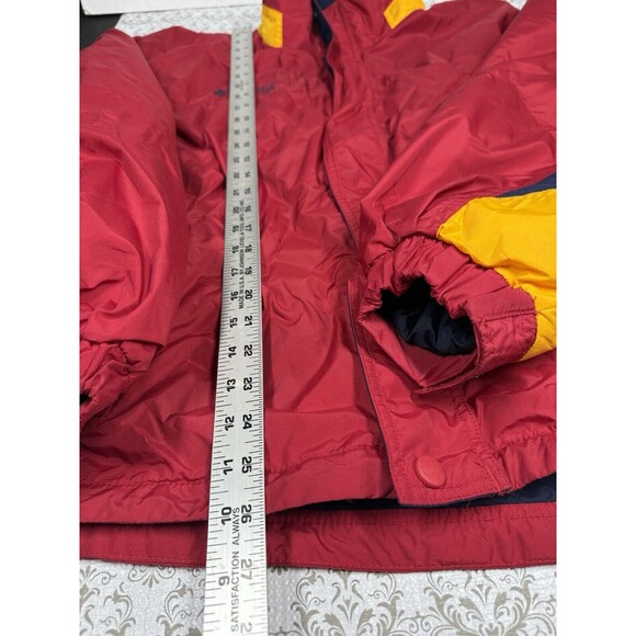 VINTAGE Columbia Coat Mens XL Colorblock Red Blue Ski Sport Jacket - Picture 4 of 8